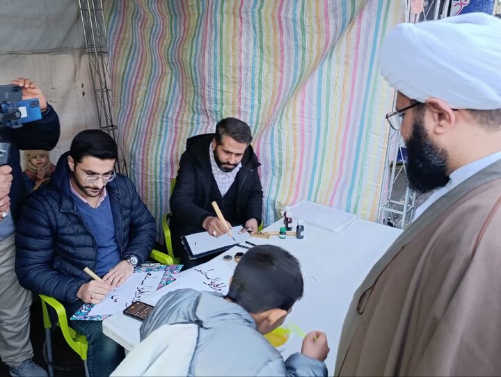 تصاویر/ حضور امام جمعه پاکدشت در جشن‌ نیمه شعبان