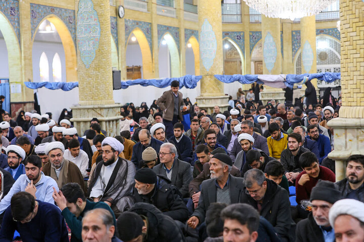 تصاویر / آیین عمامه گذاری جمعی از طلاب حوزه علمیه بناب