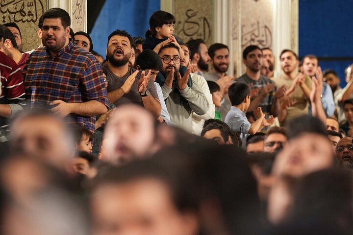 تصاویر/ جشن شب ولادت امام مهدی (عج) در هیأت رایة‌العباس