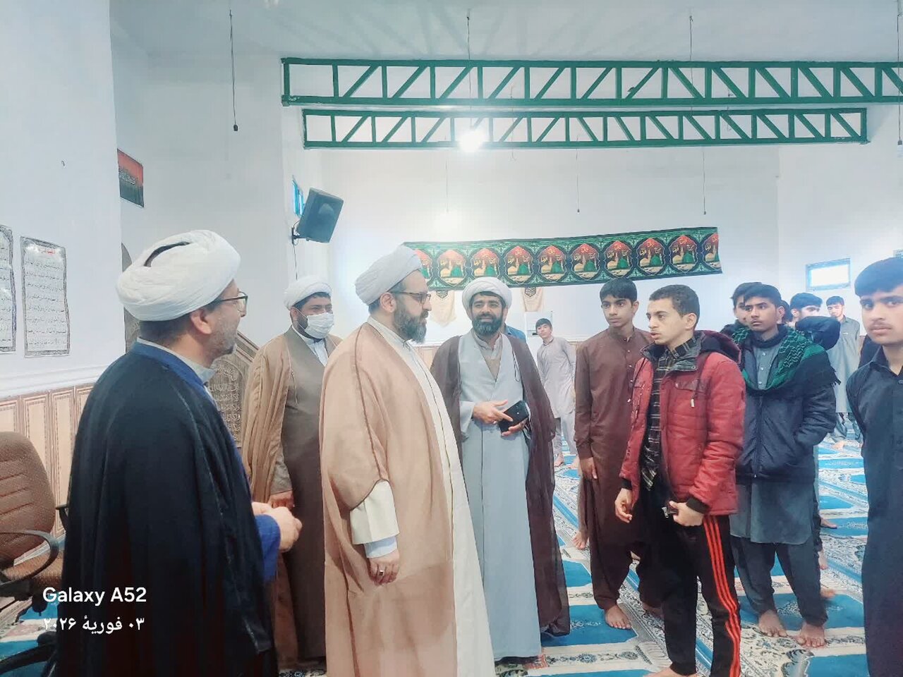 تصاویر/ حضور مدیر حوزه علمیه استان کرمان در مدرسه علمیه پیامبر اعظم جازموریان