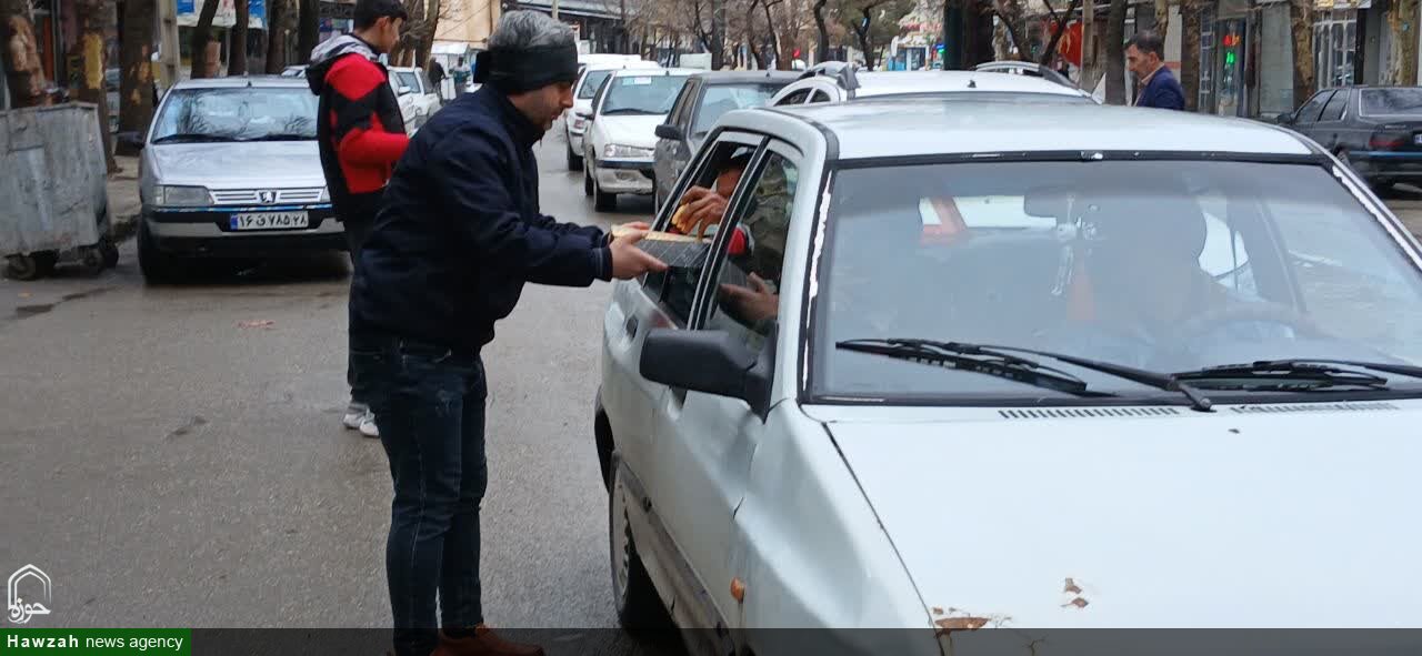 حضورامام جمعه اسدآباد در ایستگاه های صلواتی