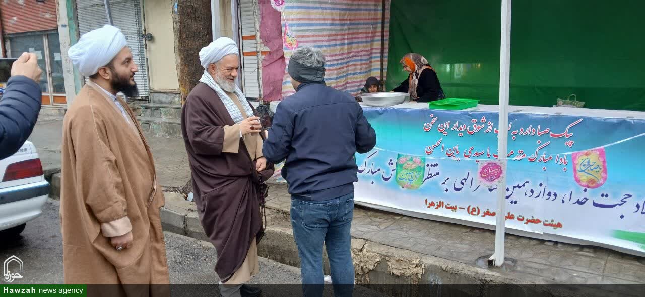 حضورامام جمعه اسدآباد در ایستگاه های صلواتی