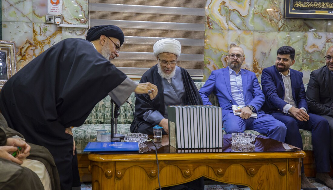 ممثل آية الله العظمى السيستاني يزيح الستار عن المرحلة الاولى لموسوعة "جواهر الصاغة في جمع شروح نهج البلاغة"