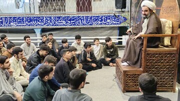 تصاویر/ درس اخلاق در مدرسه علمیه امام محمد باقر (ع) پارس آباد