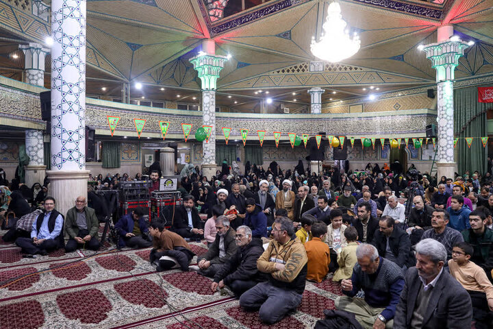 تصاویر / حضور امام جمعه قزوین در مراسم جشن نیمه شعبان در قزوین وآبیک