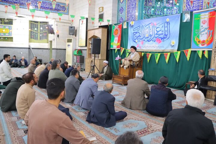 تصاویر/ شرکت آیت‌الله خاتمی در جشن بزرگ نیمه شعبان و بیعت با صاحب الزمان(عج) در اسلامشهر