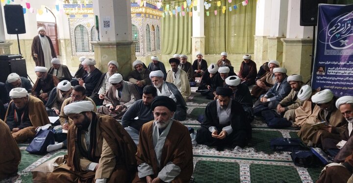 تصاویر/ مراسم تجدید عهد حوزویان با امام زمان(عج)