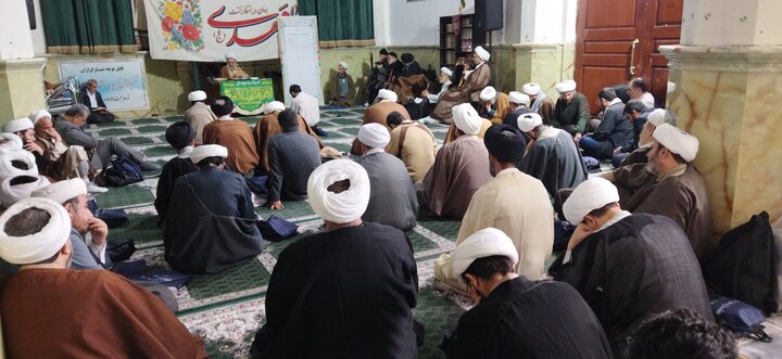 تصاویر/ مراسم تجدید عهد حوزویان با امام زمان(عج)