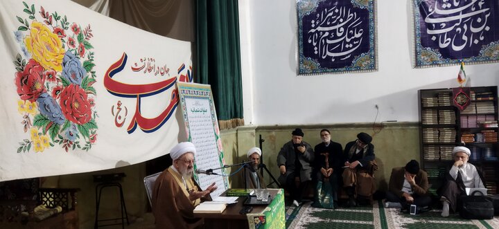 تصاویر/ مراسم تجدید عهد حوزویان با امام زمان(عج)