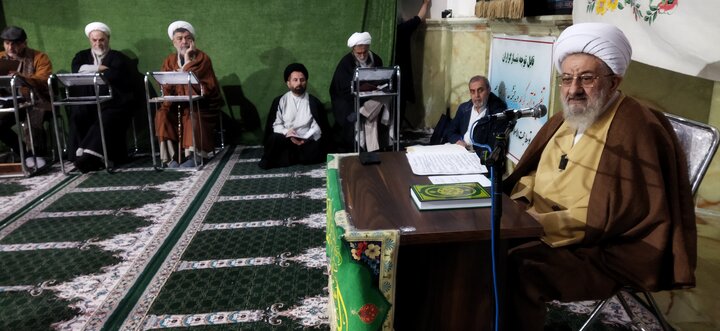 تصاویر/ مراسم تجدید عهد حوزویان با امام زمان(عج)