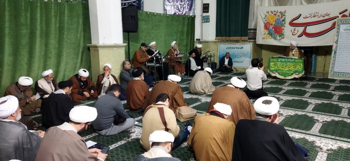 تصاویر/ مراسم تجدید عهد حوزویان با امام زمان(عج)