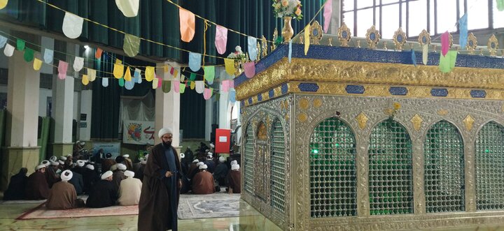 تصاویر/ مراسم تجدید عهد حوزویان با امام زمان(عج)