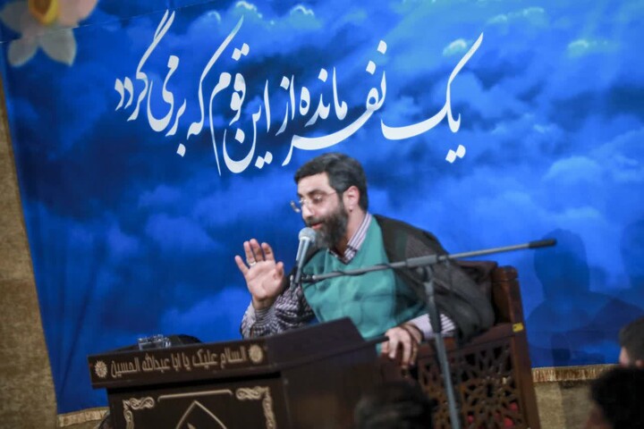 تصاویر|مراسم احیاء و مناجات شب نیمه شعبان فدائیان حسین