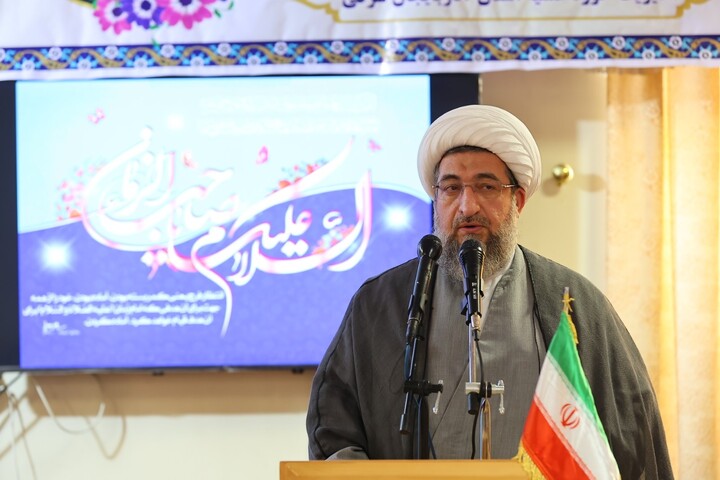 تصاویر/ آیین عمامه گذاری طلاب آذربایجان شرقی