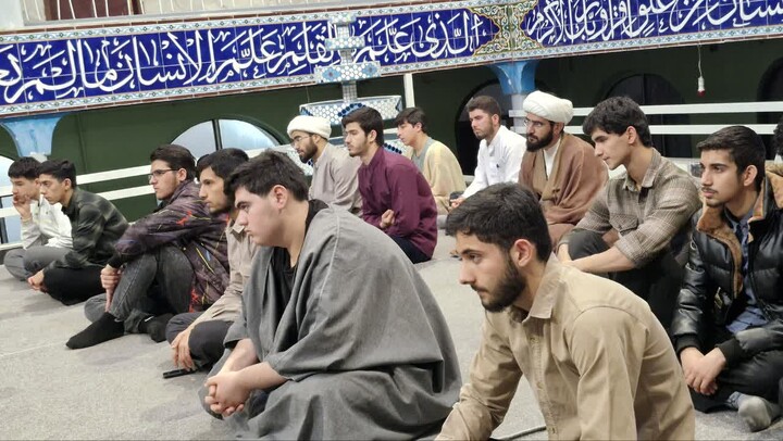 تصاویر/ درس اخلاق مدرسه علمیه امام محمد باقر (ع) پارس آباد