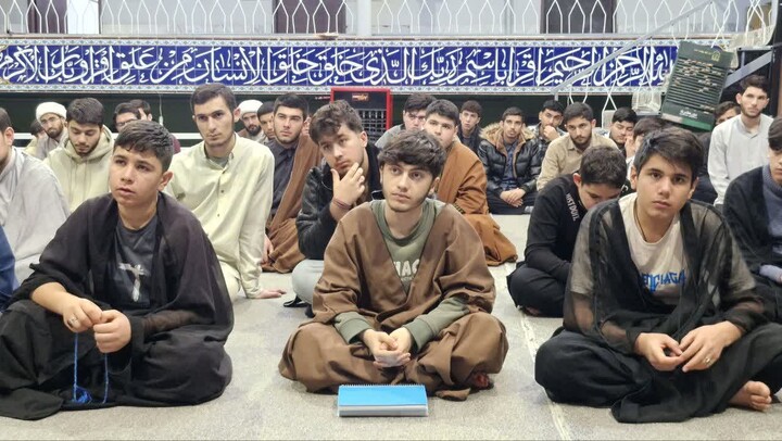 تصاویر/ درس اخلاق مدرسه علمیه امام محمد باقر (ع) پارس آباد