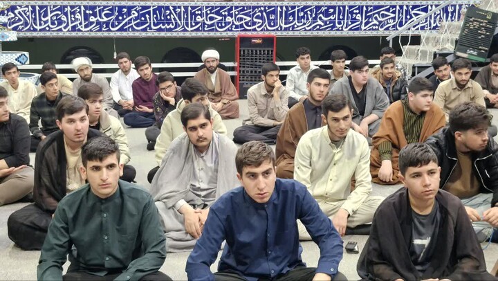 تصاویر/ درس اخلاق مدرسه علمیه امام محمد باقر (ع) پارس آباد