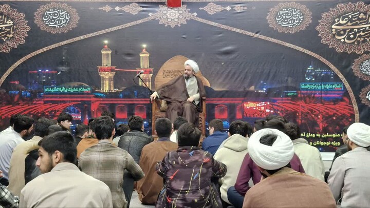 تصاویر/ درس اخلاق مدرسه علمیه امام محمد باقر (ع) پارس آباد