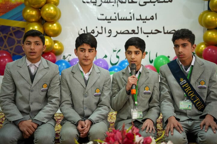 تصاویر/ وارث الانبیاء سکول اسلام آباد پاکستان میں عظیم الشان جشنِ مہدی موعود/طلاب کا قرآنی فن اور دیگر علمی فنون کا مظاہر