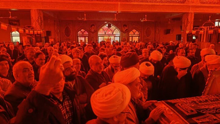 تصاویر/ مراسم وداع با پیکر  آیت الله محمودی گلپایگانی