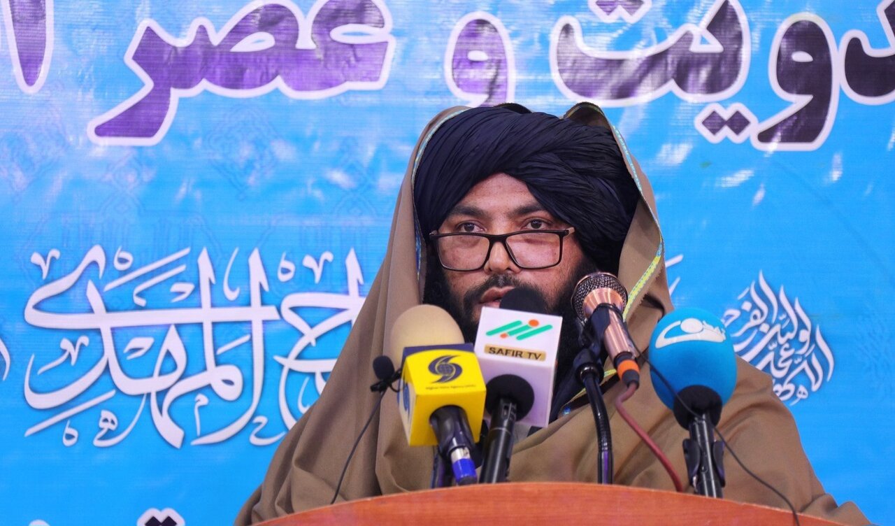 مراسم جشن نیمه شعبان در مدرسه علمیه شبرغان ولایت جوزجان افغانستان