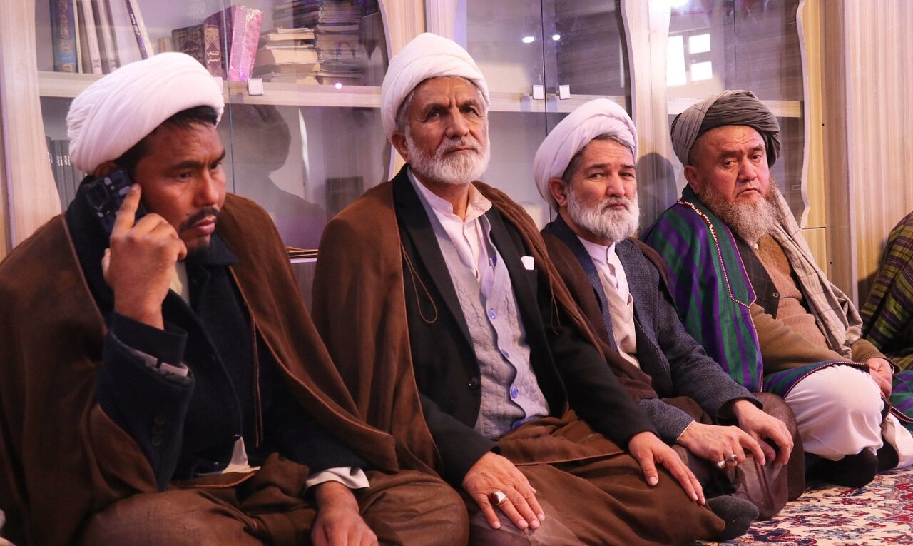 مراسم جشن نیمه شعبان در مدرسه علمیه شبرغان ولایت جوزجان افغانستان