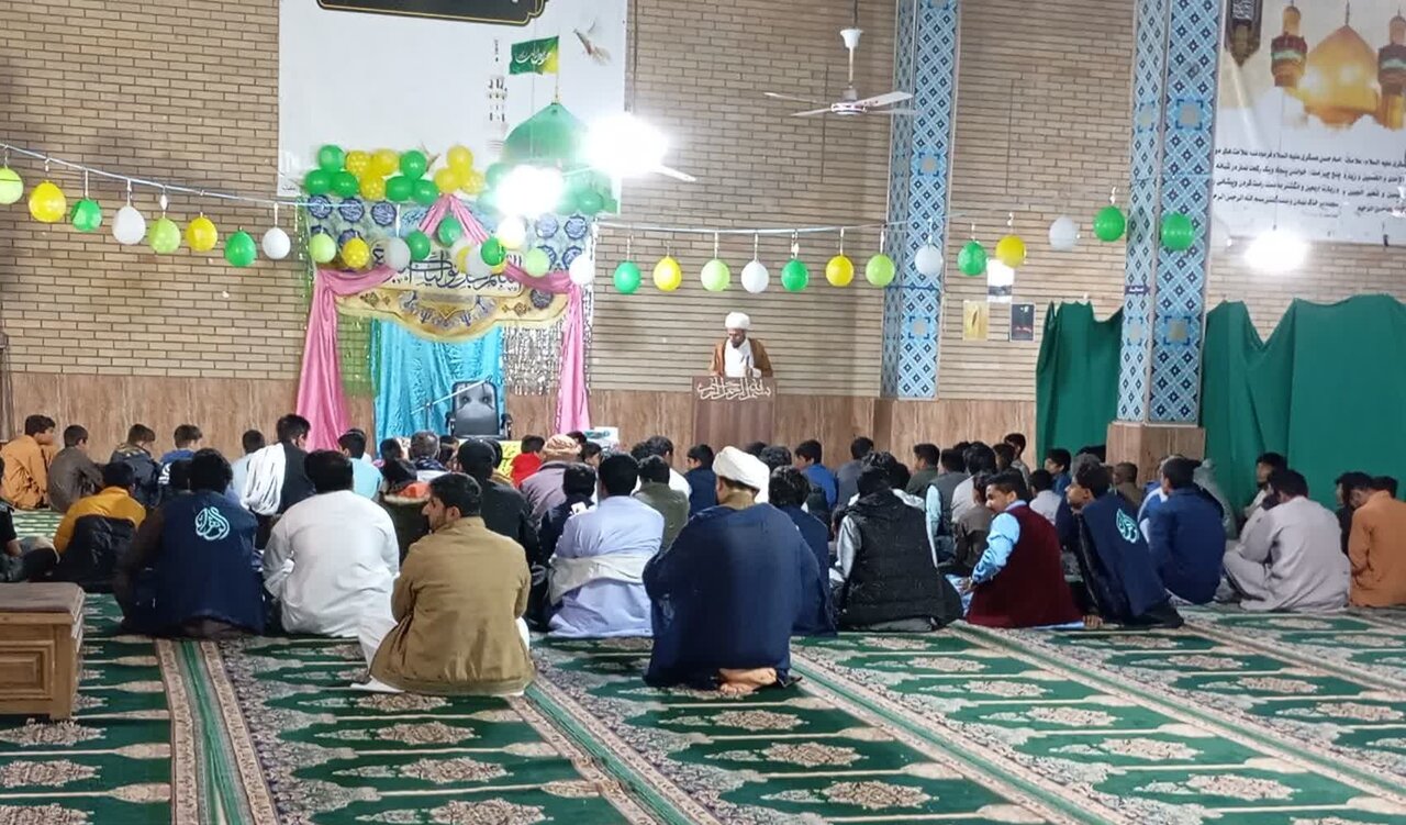 جشن نیمه شعبان در مدرسه علمیه رمشک