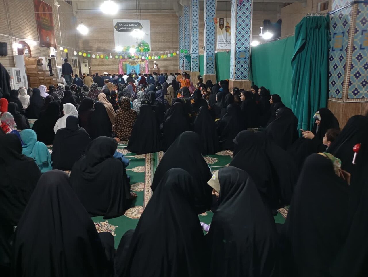 جشن نیمه شعبان در مدرسه علمیه رمشک