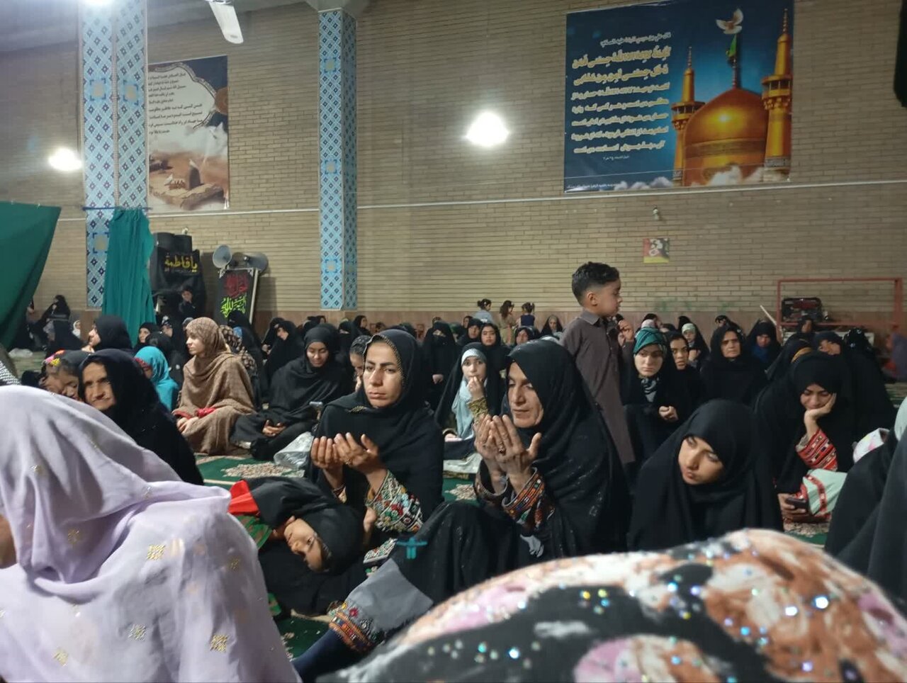 جشن نیمه شعبان در مدرسه علمیه رمشک