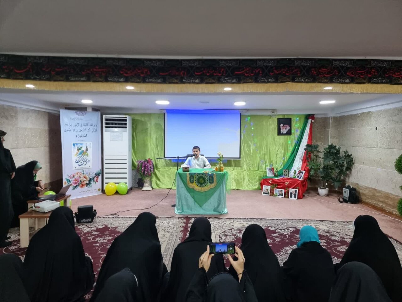 برگزاری مراسم جشن و احیای شب نیمه شعبان در مدرسه علمیه ریحانه الرسول(س) در تهران