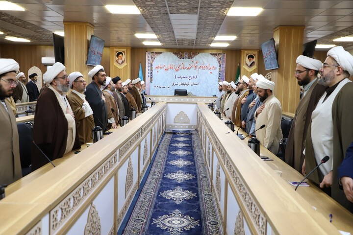 تصاویر / افتتاحیه دومین رویداد توانمندسازی ائمه جماعت طرح «محراب» آذربایجان شرقی