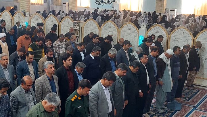 تصاویر/ آیین عبادی سیاسی نماز جمعه شهرستان زابل