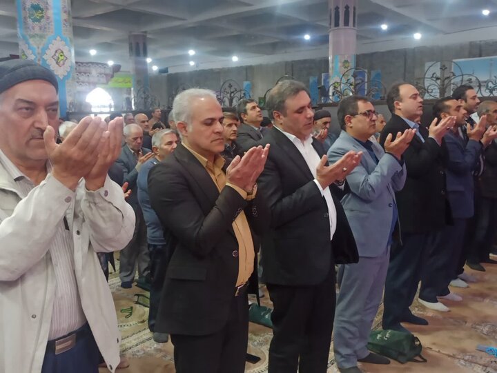 تصاویر/ نمازعبادی سیاسی جمعه کاشان