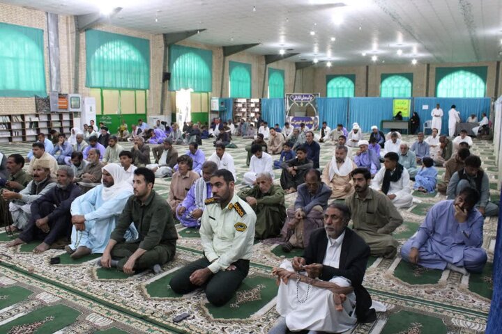 تصاویر/ آیین عبادی سیاسی نماز جمعه شهرستان دلگان