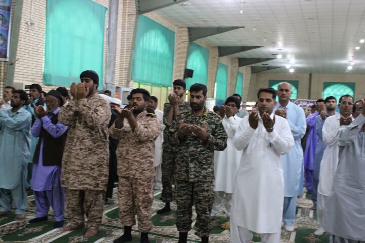 تصاویر/ آیین عبادی سیاسی نماز جمعه شهرستان دلگان