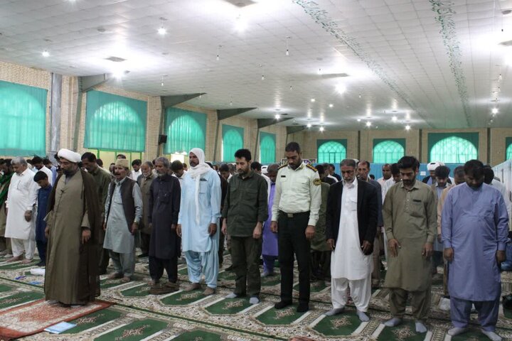 تصاویر/ آیین عبادی سیاسی نماز جمعه شهرستان دلگان