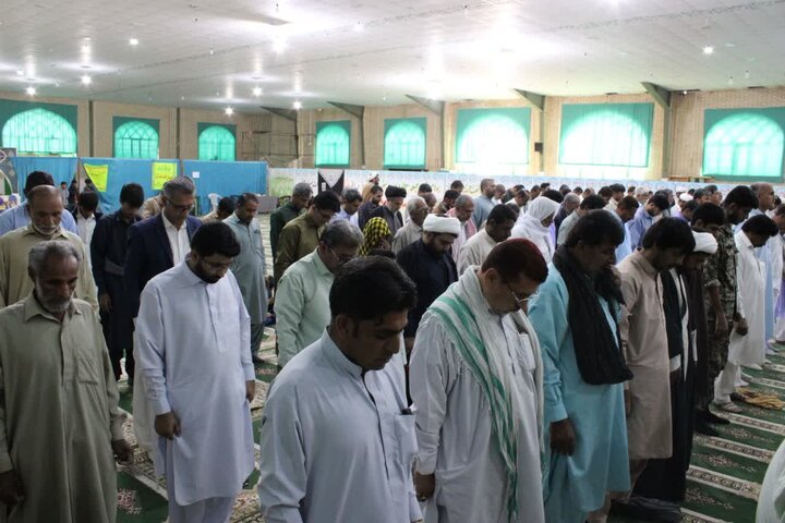 تصاویر/ آیین عبادی سیاسی نماز جمعه شهرستان دلگان