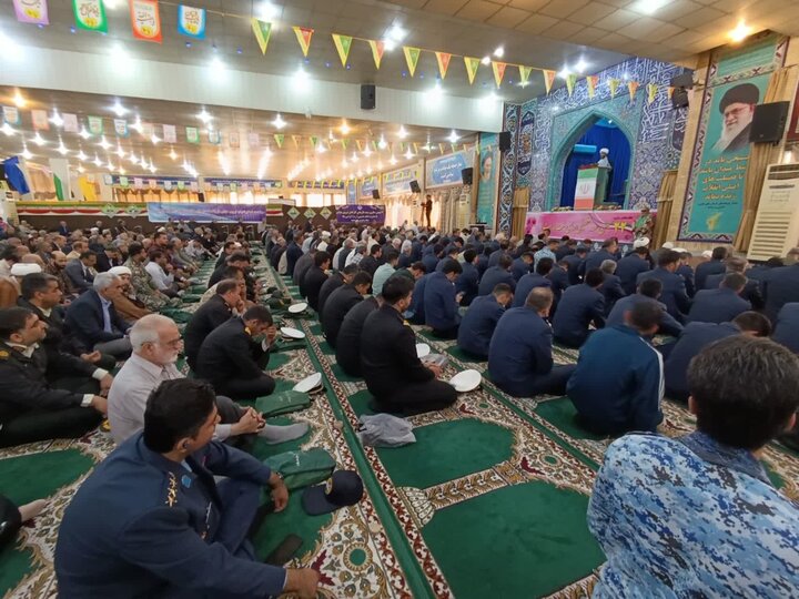 نمازجمعه امروز بندر بوشهر به روایت تصاویر