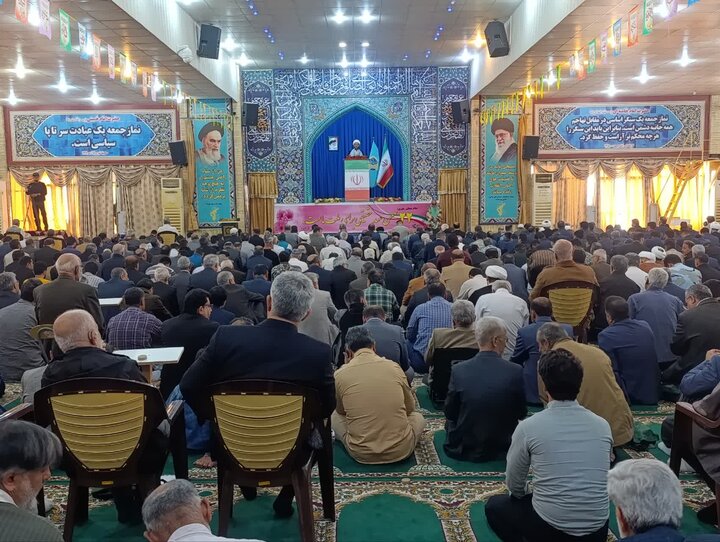 نمازجمعه امروز بندر بوشهر به روایت تصاویر