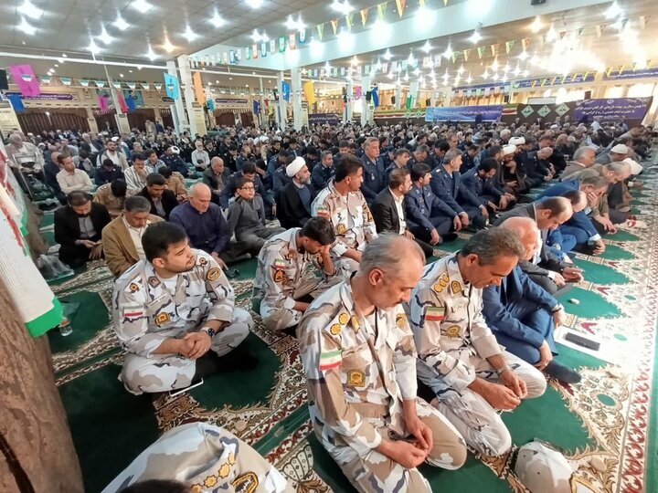 نمازجمعه امروز بندر بوشهر به روایت تصاویر