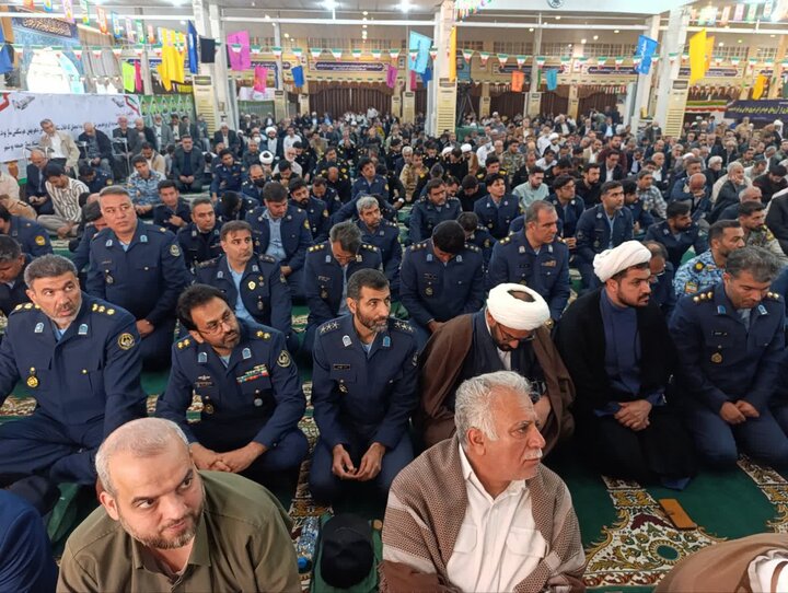 نمازجمعه امروز بندر بوشهر به روایت تصاویر