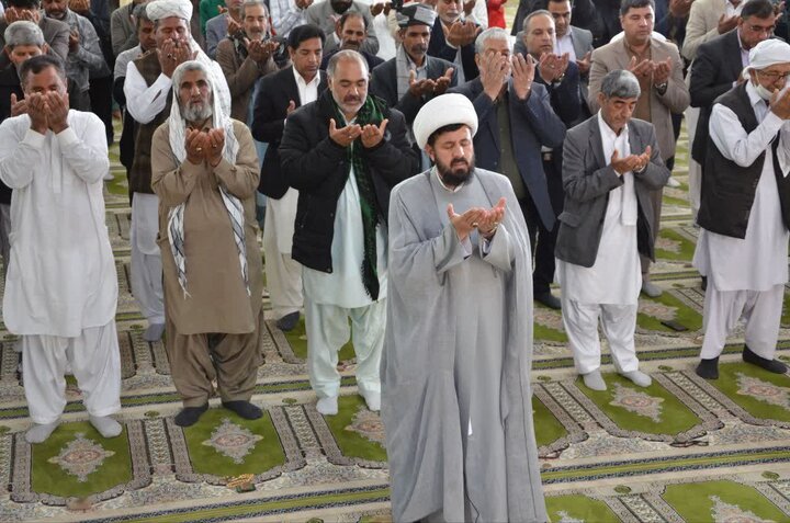 تصاویر/ آیین عبادی سیاسی نماز جمعه شهرستان زهک