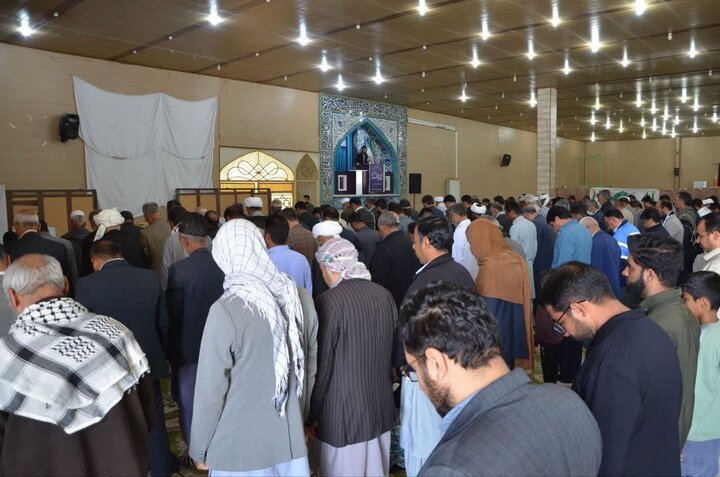 تصاویر/ آیین عبادی سیاسی نماز جمعه شهرستان زهک