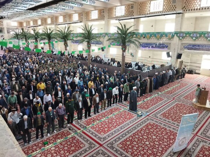 تصاویر/ برگزاری نماز جمعه شهرستان مهریز