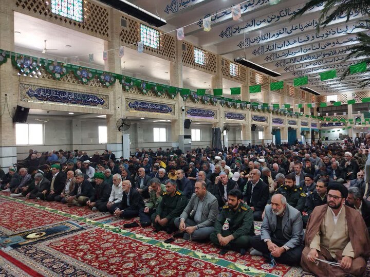 تصاویر/ برگزاری نماز جمعه شهرستان مهریز