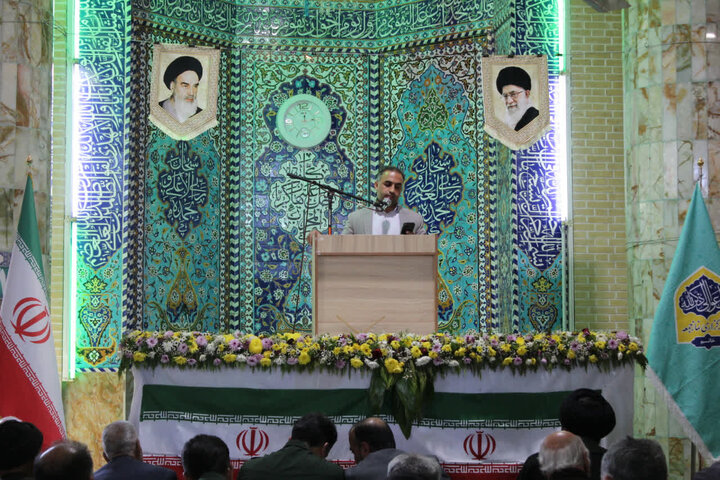 تصاویر/ برگزاری نماز جمعه شهرستان خاتم