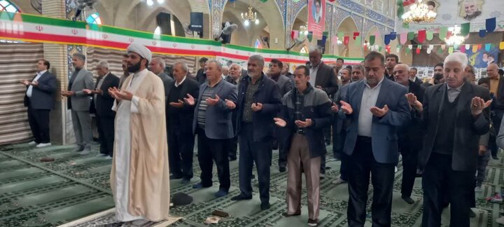 تصاویر/ اقامه نمازجمعه شهر راین