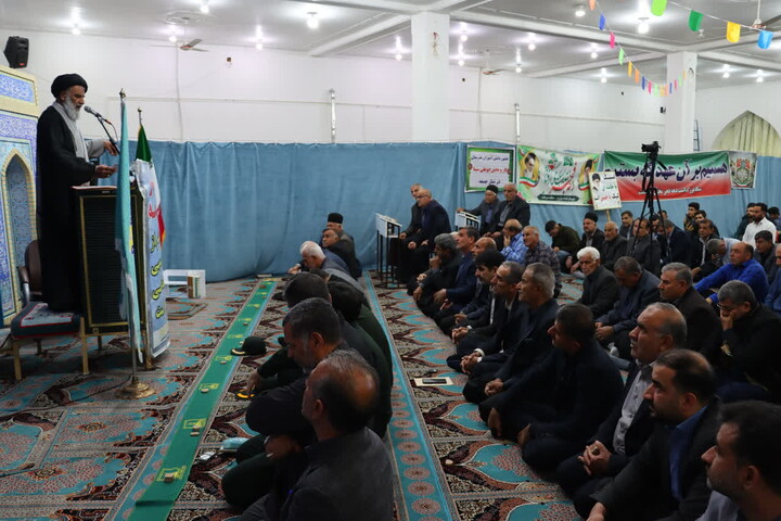 نماز جمعه و میز خدمت ادارات در بخش سردشت دزفول