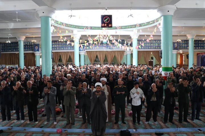 تصاویر/ آیین عبادی سیاسی نماز جمعه تکاب