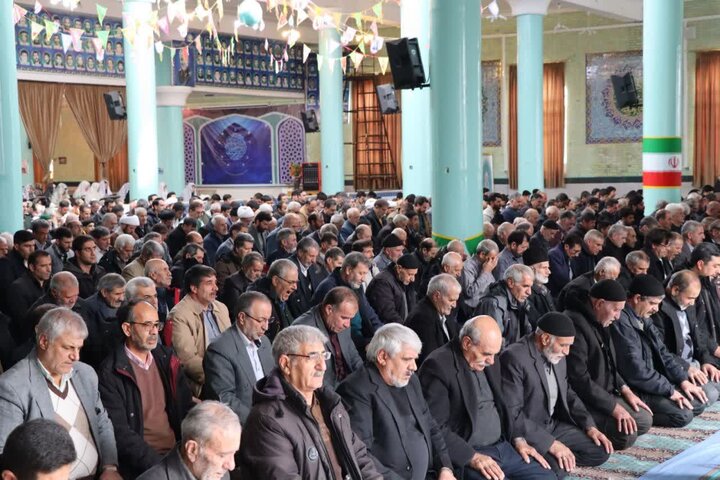 تصاویر/ آیین عبادی سیاسی نماز جمعه تکاب